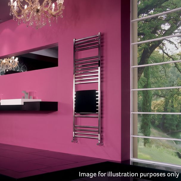 Bisque Quadrato Towel Warmer 1514 x 500mm Stainless Steel Mirror Finish