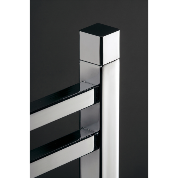 Bisque Quadrato Towel Warmer 1514 x 500mm Stainless Steel Mirror Finish
