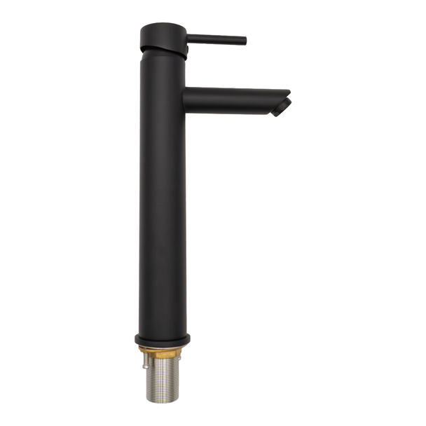 QL Extended Height Basin Mixer in Matt Black QLB006
