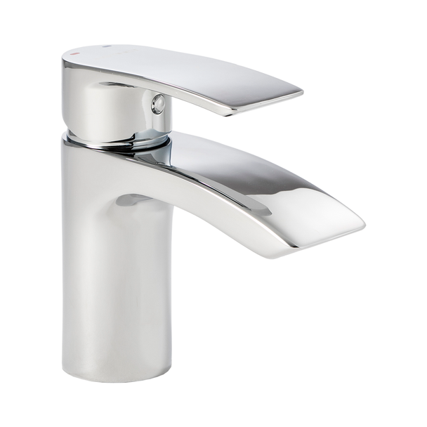 STH Westco Lamina Mini Basin Mixer with Click Waste in Chrome 4K9002