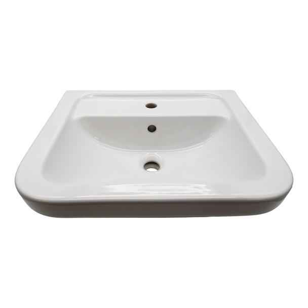 Abacus Vessini Opaz 550 mm Square Washbasin with 1 Tap Hole 517555SF