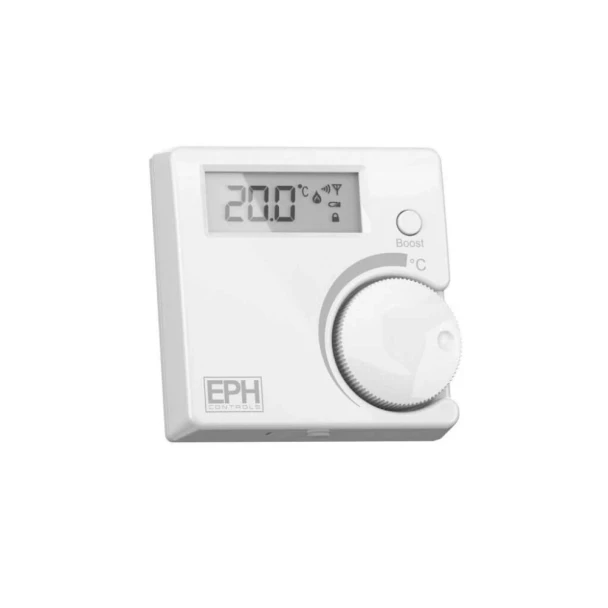 EPH Wireless RF Room Thermostat with Boost Button RFR