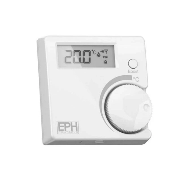 EPH Wireless RF Room Thermostat with Boost Button RFR
