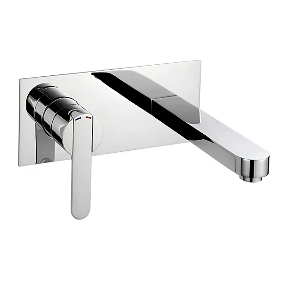 STH Westco Strata Wall Mounted Single Lever Basin Mixer in Chrome 4E1057
