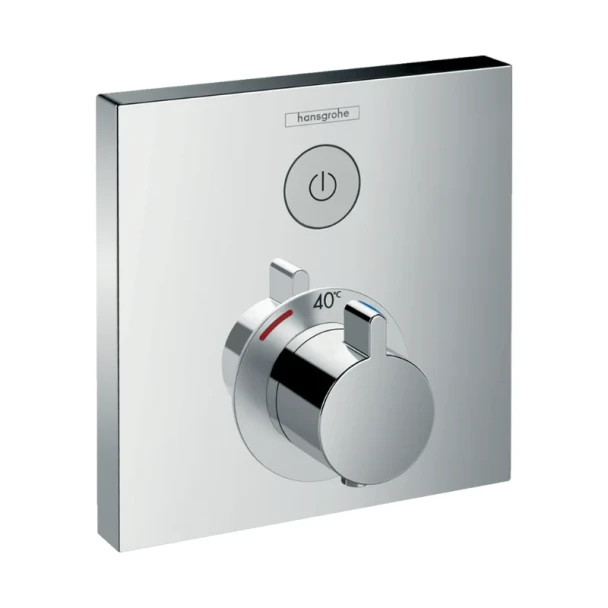 Hansgrohe ShowerSelect Concealed Thermostatic Mixer for 1 Outlet in Chrome