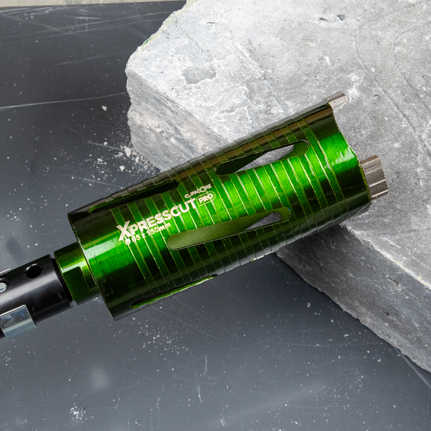 Clipacore Xpresscut 65mm x 150mm Core Bit and materials
