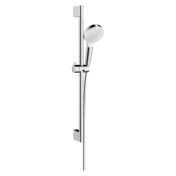 Hansgrohe Crometta 100 Slide Rail Kit in White/Chrome 26533400