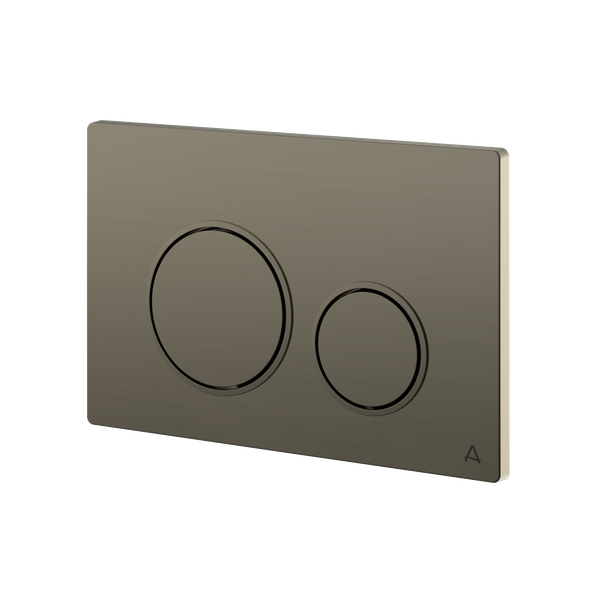 Aqualla Solara Flush Plate in Gun Metal Grey SOFP-GG