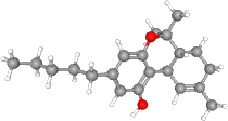 Chemical Structure of THC