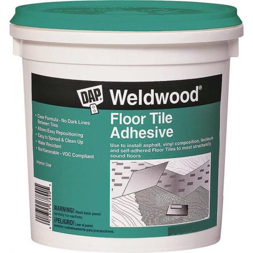 DAP Weldwood Floor Tile Adhesive 1 Quart