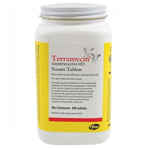 Zoetis - Terramycin Scour Tablet- 100 Count