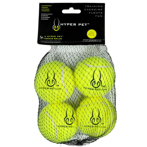 Hyper Pet - Tennis Balls 4 pack Green 