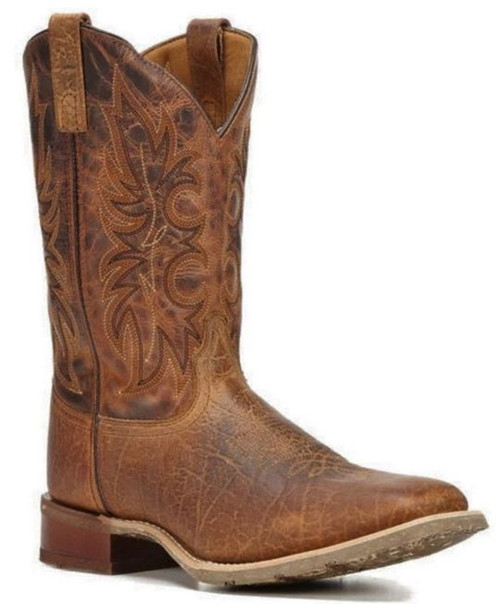 Laredo Mens Rancher Rust Stockman Square Toe Western Boots