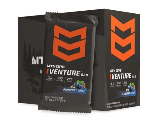 MTN Ops Venture Blueberry Crisp Energy Bar - Single Serving