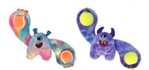 Kong Woozles Monster Dog Toy Medium Assorted 1 Piece