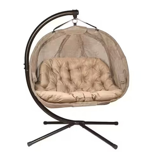 Flower House Bark Free Standing Hanging Love Seat