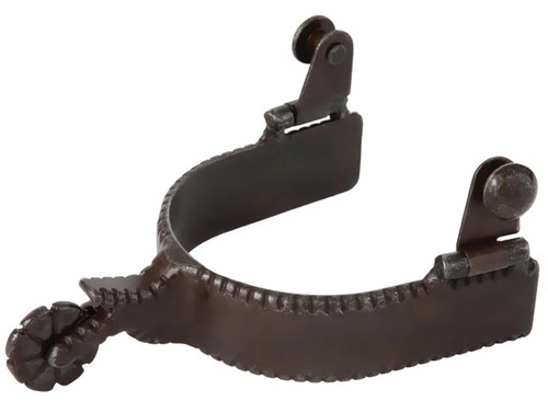 Weaver Leather Men's Spur with Plain Buffed Brown Band