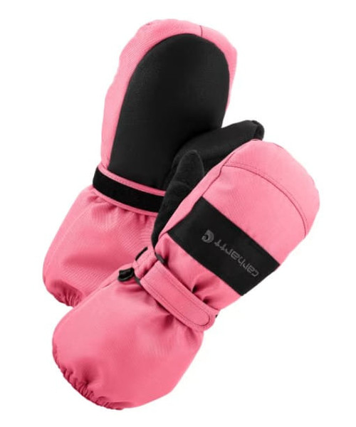 Carhartt Girls Toddler Pink Waterproof Insulated Mittens