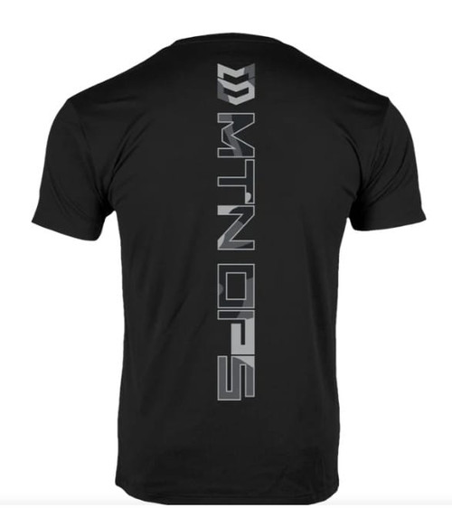 MTN Ops Men's Black Fortitude Athletic Short Sleeve T-Shirt