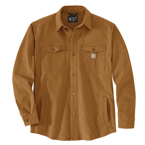 Carhartt Men's Montana Rugged Flex Loose Fit Heavyweight Duck Shirt Jac