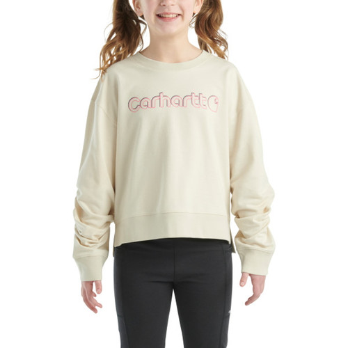 Carhartt Girls Malt Logo Long Sleeve Shirt