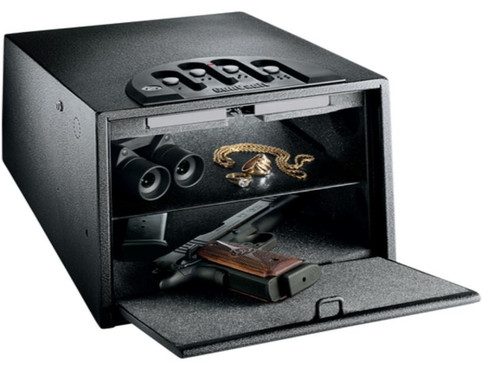 GunVault  Standard MiniVault of Steel Construction 14 x 10.1 x 7.9-6.3