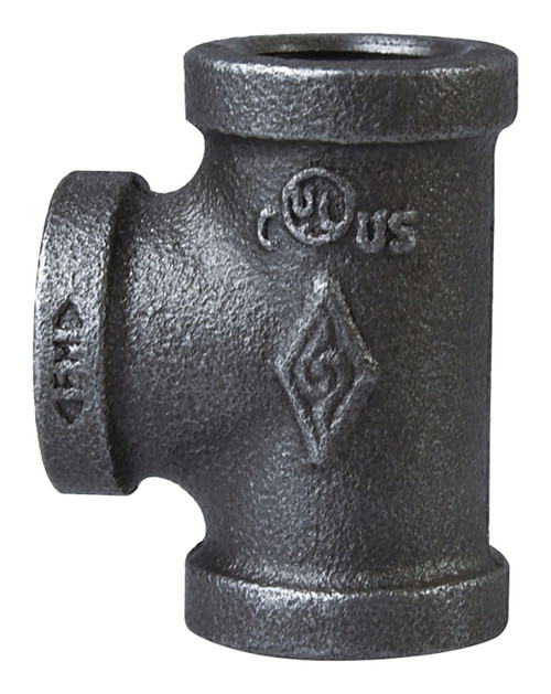 ProSource 11A-1B Pipe Tee, 1 in, Threaded, Malleable Iron, SCH 40 Schedule, 300 PSI Pressure