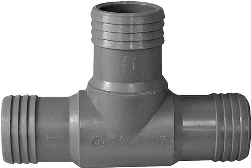 Tee Poly Barb 1-1/2 IN