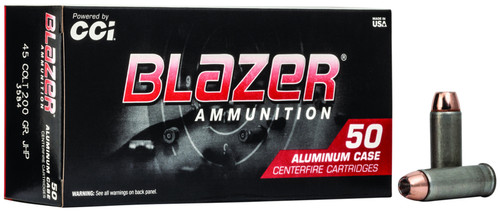 CCI 3584 Blazer Handgun 45 Colt 200 gr Jacket Hollow Point 50 Per Box/ 20 Cs