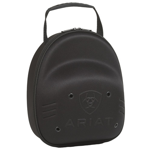Ariat Embossed Black Shield Logo Zipper Cap Case