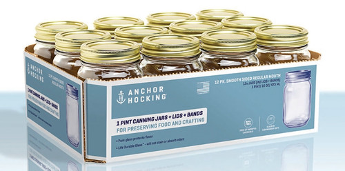 Orgill Clear Canning Jar Home 1PT