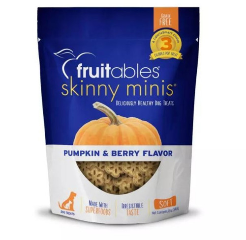 Fruitables Pumpkin & Berry Flavored Dog Treats- 12oz