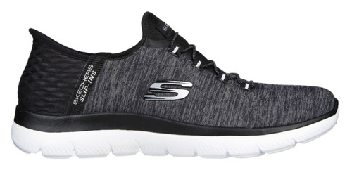 Skechers Womens Black Slip-ins: Summits Dazzling Haze