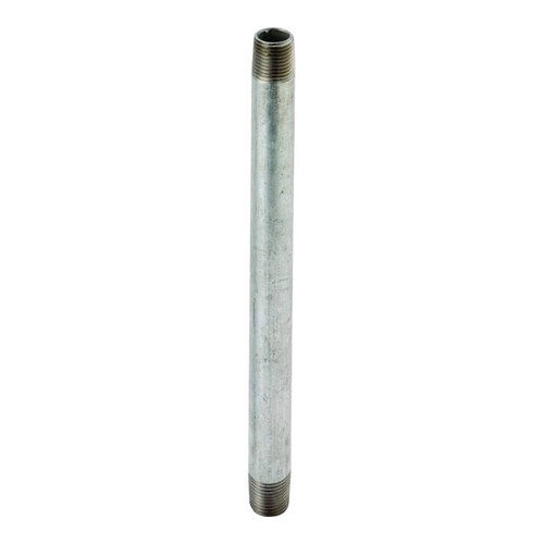 ProSource 3/4X12G Pipe Nipple, 3/4 in, Threaded, Steel, 12 in L