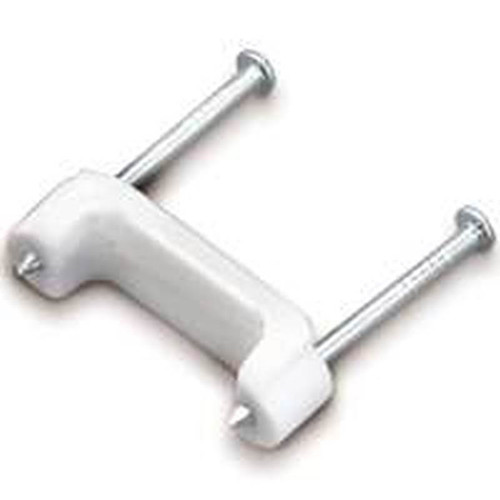 Gardner Bender 3/4in Insulated Cable Staple - White 15Pk