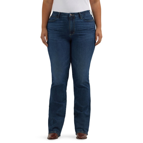 Wrangler Womens Retro Bespoke Lacy High-Rise Bootcut Jeans