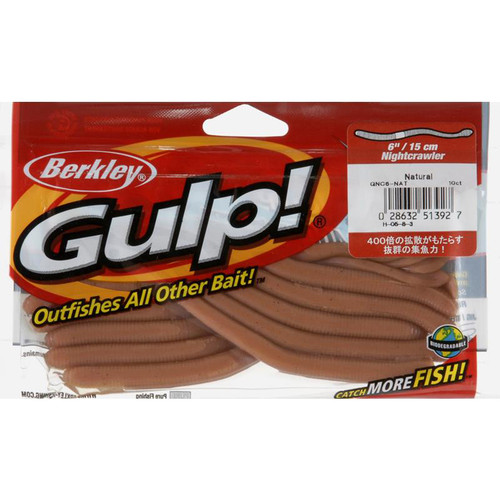  Berkley Gulp! Nightcrawler - Natural