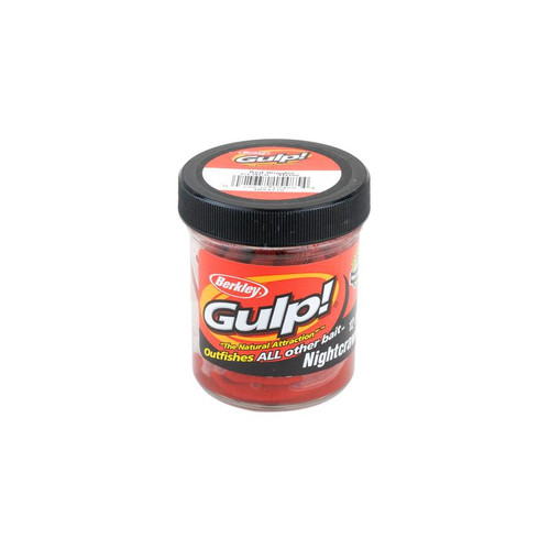Berkley Gulp 6" Extruded Nightcrawler- Red