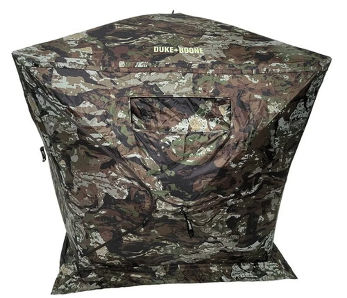Duke and Boone 3-Man 6 Panel Ground Blind with Veil XL