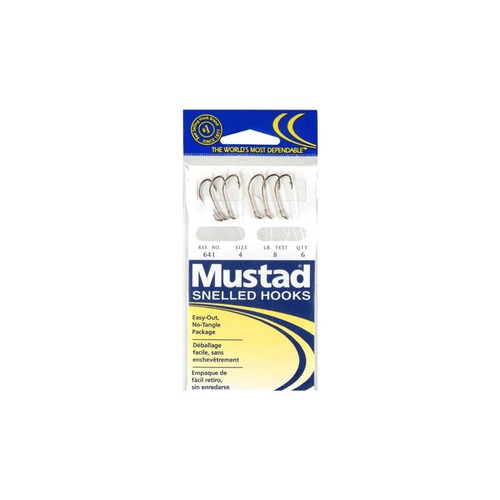 MUSTAD - MUSTAD SNELLED BAITHOLDER HOOK