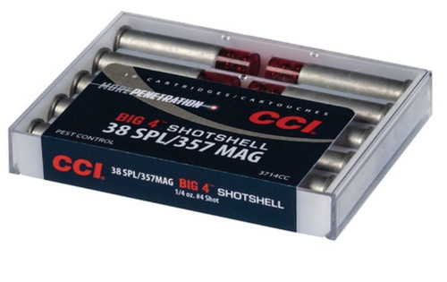 CCI Centerfire Handgun Shotshells .38 Special/.357 Magnum Shot Size 4 10 Per Box