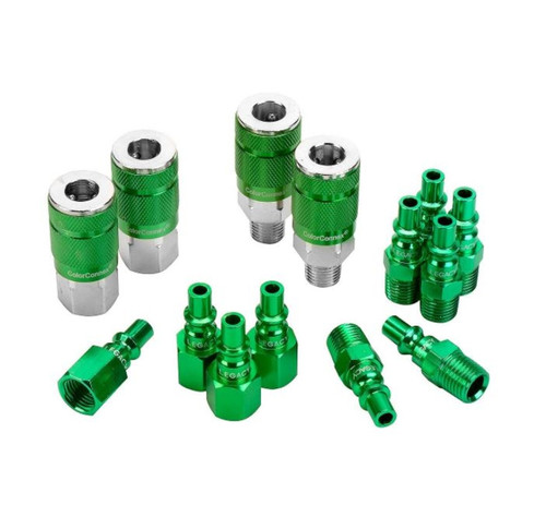 Legacy ColorConnex 14-Piece Coupler & Plug Kit - Type B (1/4" NPT, 1/4" Body) 