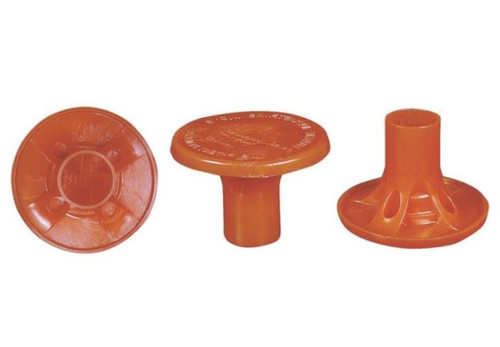 Mutual Industries #4-#8 Rebar Orange Polymer Rebar Cap
