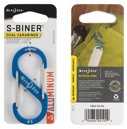 Nite Ize - S-BINER DUAL CARABINER ALUMINUM