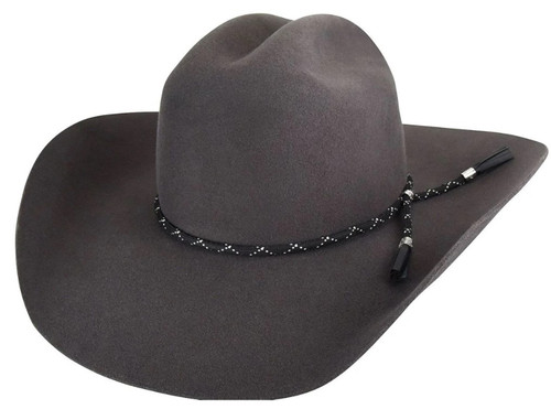 Bailey Zippo 2X Rodeo Crown Felt Hat Steel