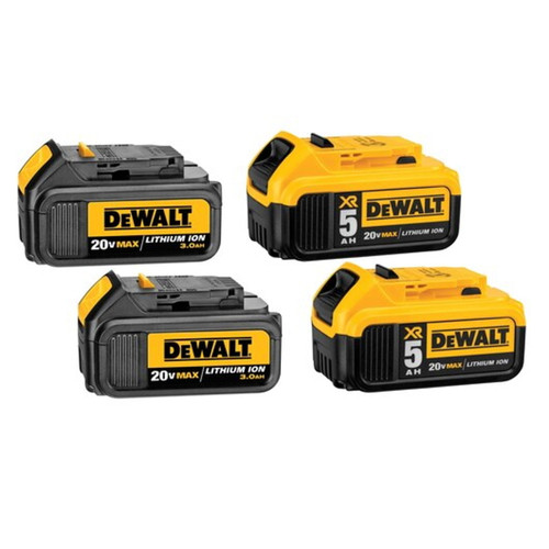 DeWALT 20V MAX* Lithium Ion Battery-4 Pack
