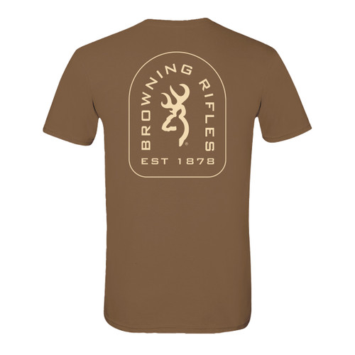Browning Toffee Browning Rifles Graphic Short Sleeve T-Shirt