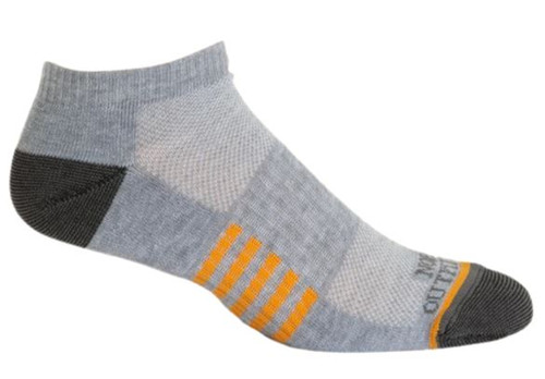 Noble Outfitters Men's Durable Ankle Sock - Heather Grey 3 Pack
