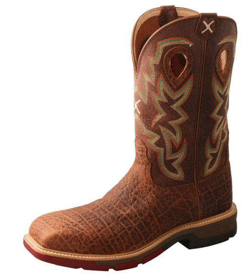 Twisted X Mens 12" Nano Composite Safety Toe Western Work Boot