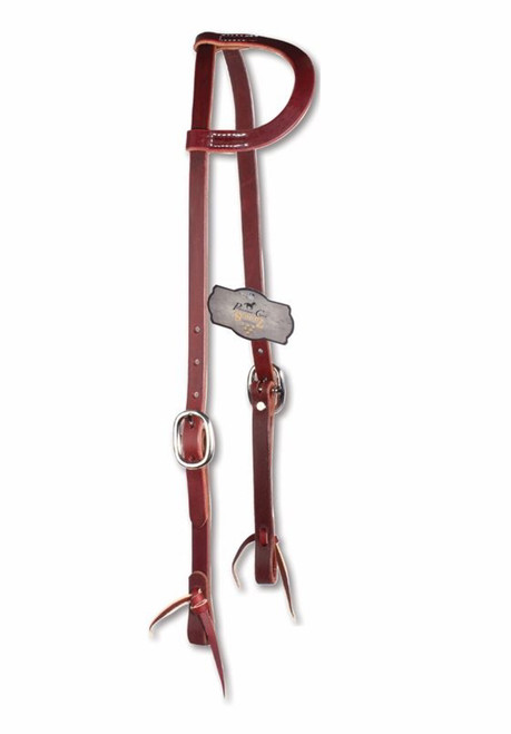 Professional's Choice 1 Ear Burgundy Headstall